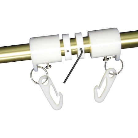 Global Flags Unlimited Neverfurl Kit 3" White 204269